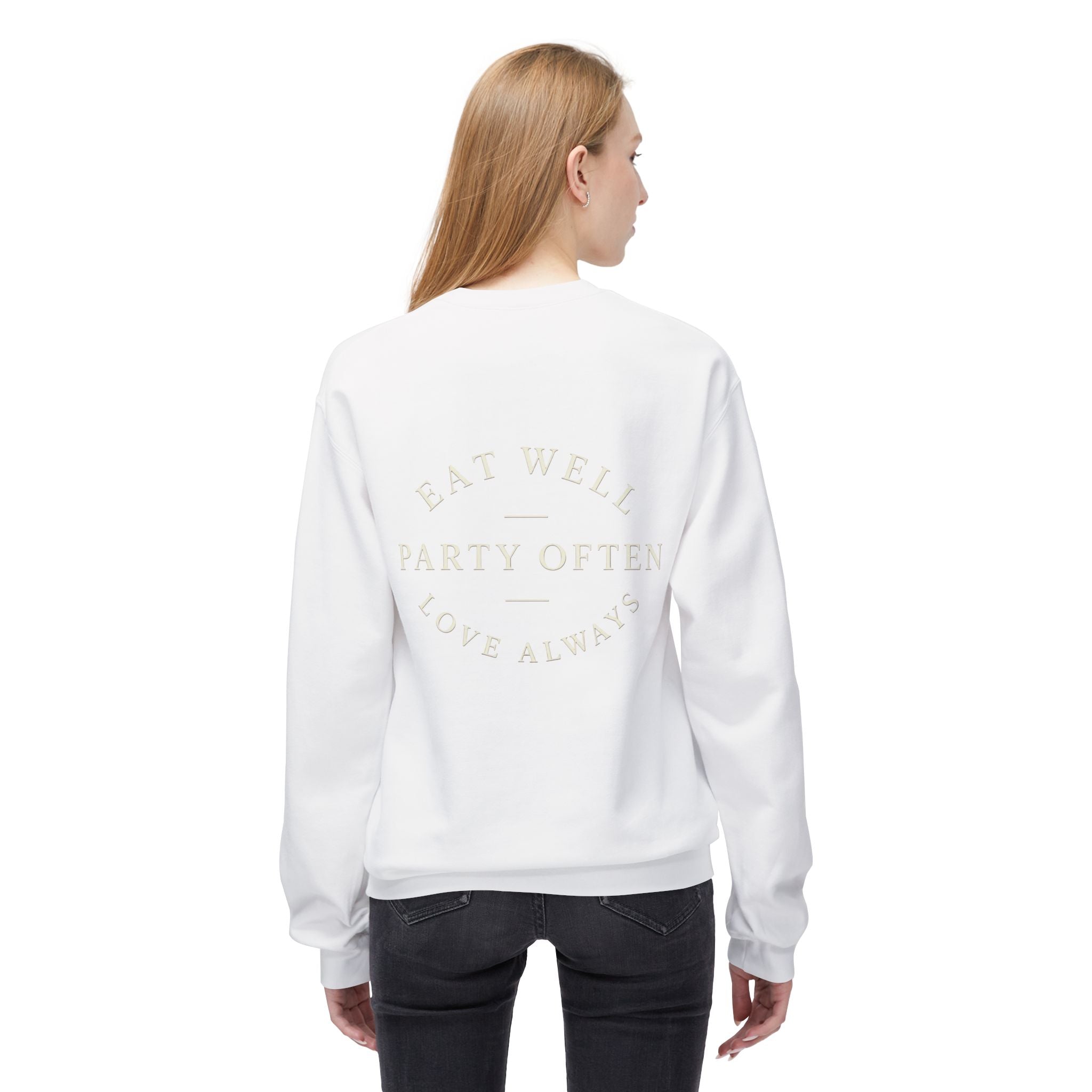 Eat Party Love Signature Crewneck