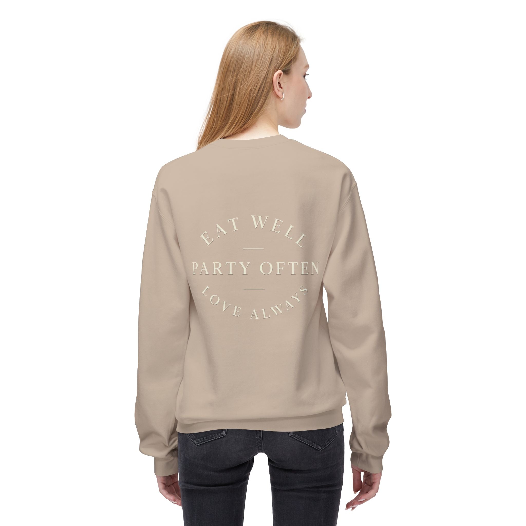 Eat Party Love Signature Crewneck