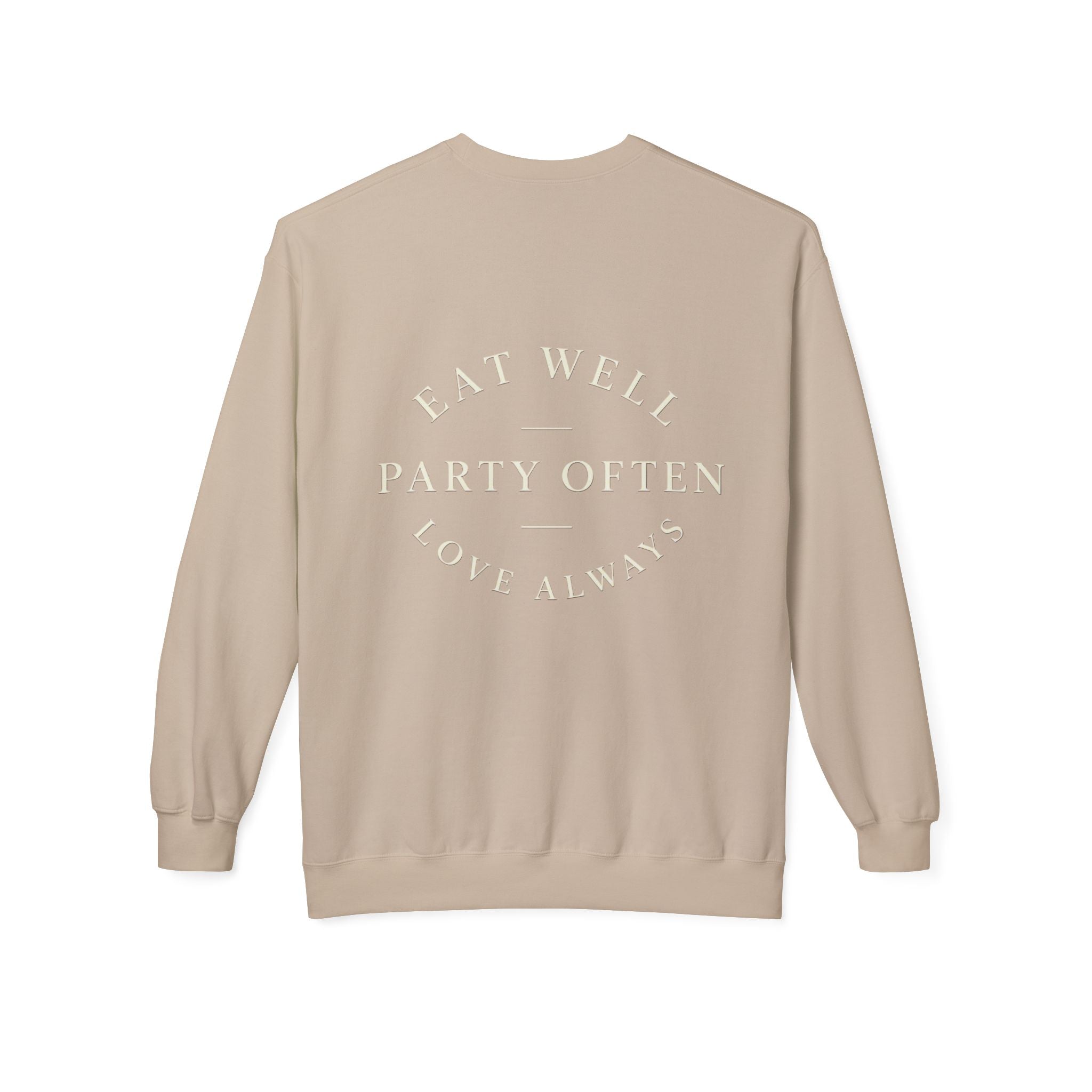 Eat Party Love Signature Crewneck