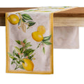 Table Runner 100% Cotton - Double Layer - Limoncello