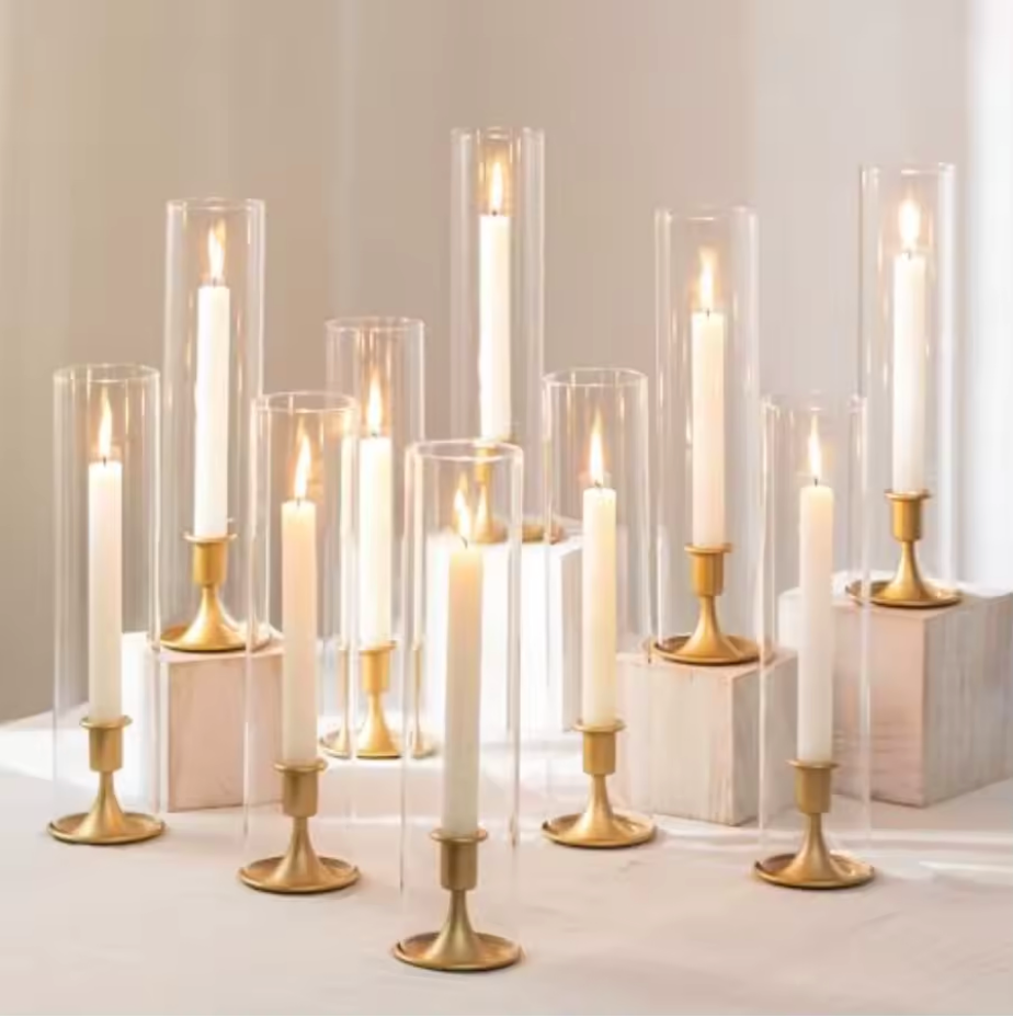 GOLD HURRICANE CANDLE COLLECTION