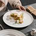 Minimalist Line Pattern Ceramic Dinner Plate – 7.5" / 10.5" / 13" /