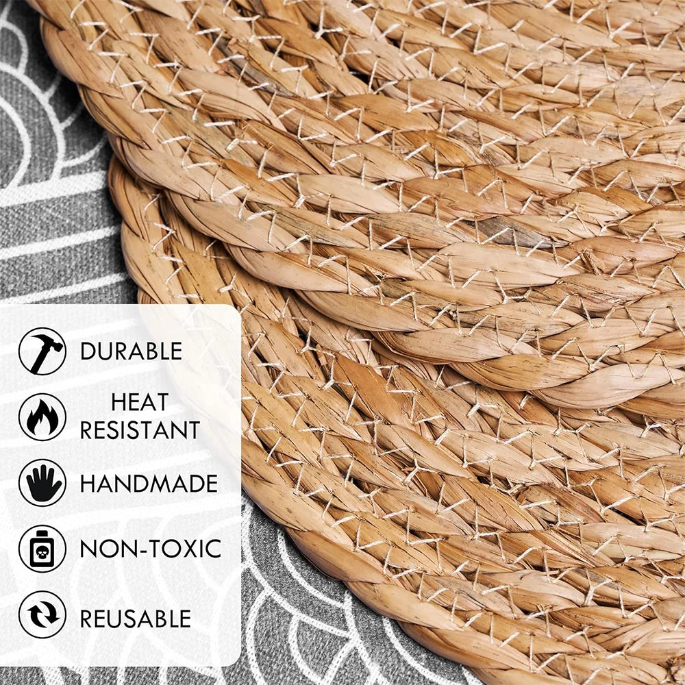Natural Woven Rattan Placemats