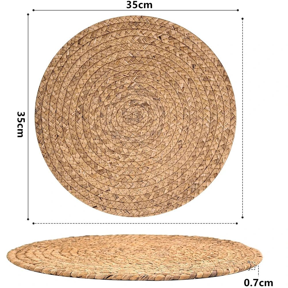 Natural Woven Rattan Placemats