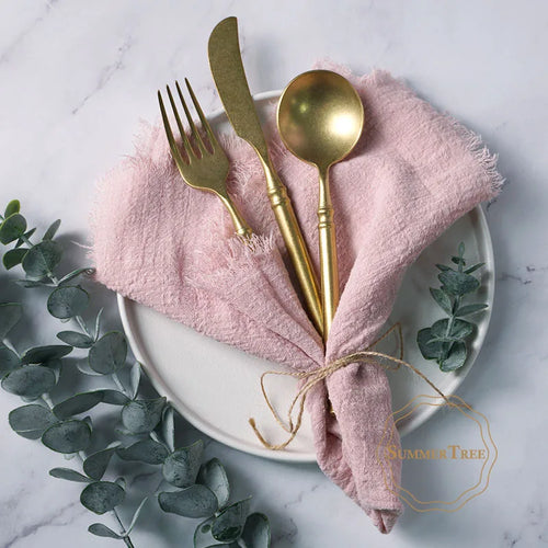 10pcs Cotton Cloth Gauze Napkin- Multiple Colors