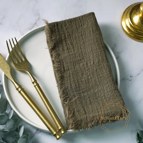 10pcs Cotton Cloth Gauze Napkin- Multiple Colors