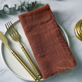 10pcs Cotton Cloth Gauze Napkin- Multiple Colors