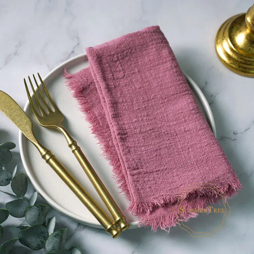 10pcs Cotton Cloth Gauze Napkin- Multiple Colors