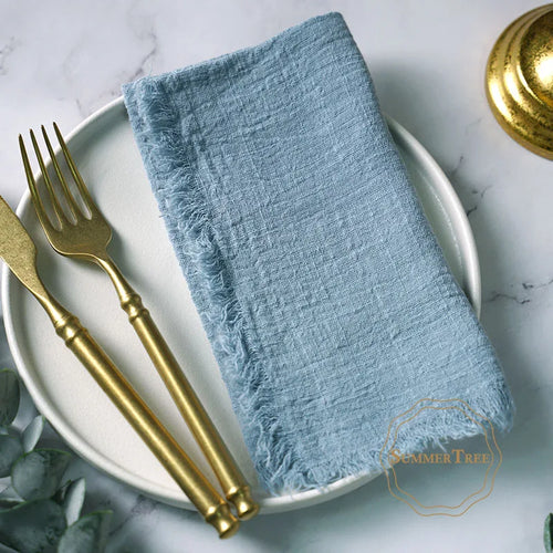 10pcs Cotton Cloth Gauze Napkin- Multiple Colors