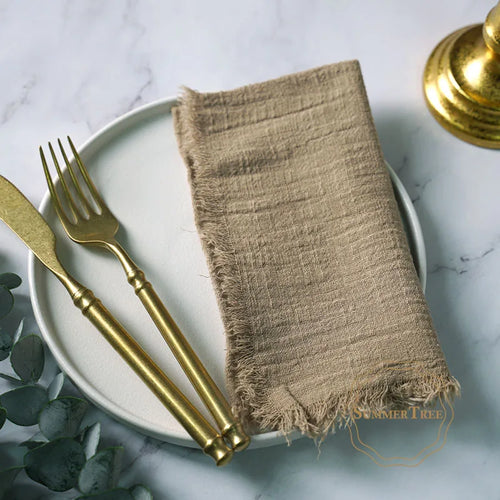 10pcs Cotton Cloth Gauze Napkin- Multiple Colors
