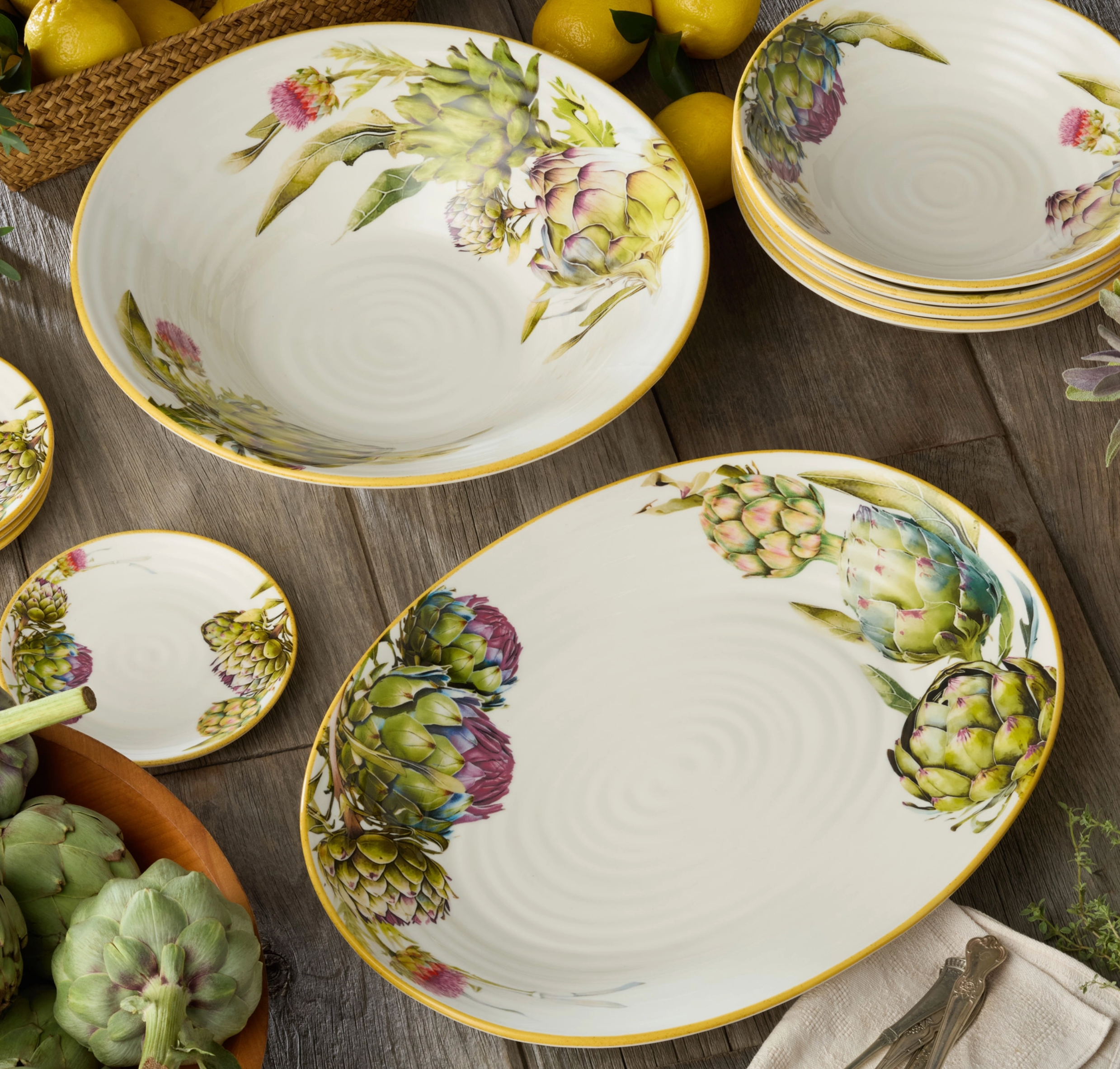 Verdura Canape Plates 6in