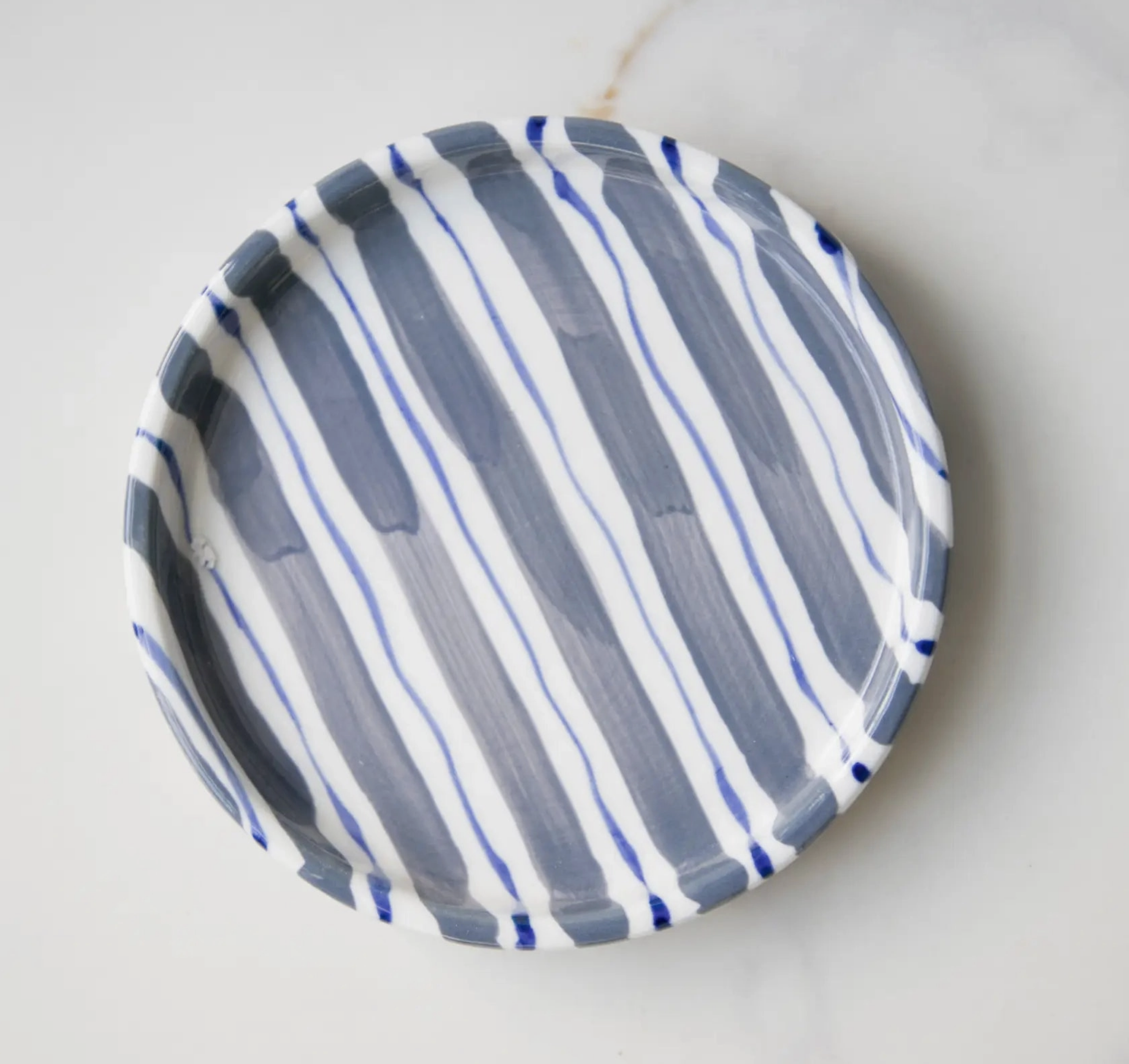 Striped Plates- American Party theme