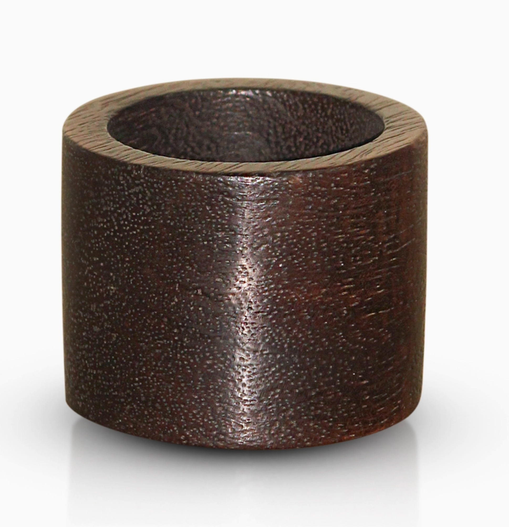 Natural Dark Wood Napkin Ring