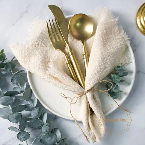 10pcs Cotton Cloth Gauze Napkin- Multiple Colors