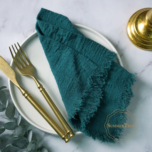 10pcs Cotton Cloth Gauze Napkin- Multiple Colors