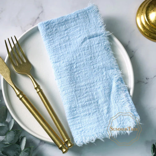 10pcs Cotton Cloth Gauze Napkin- Multiple Colors