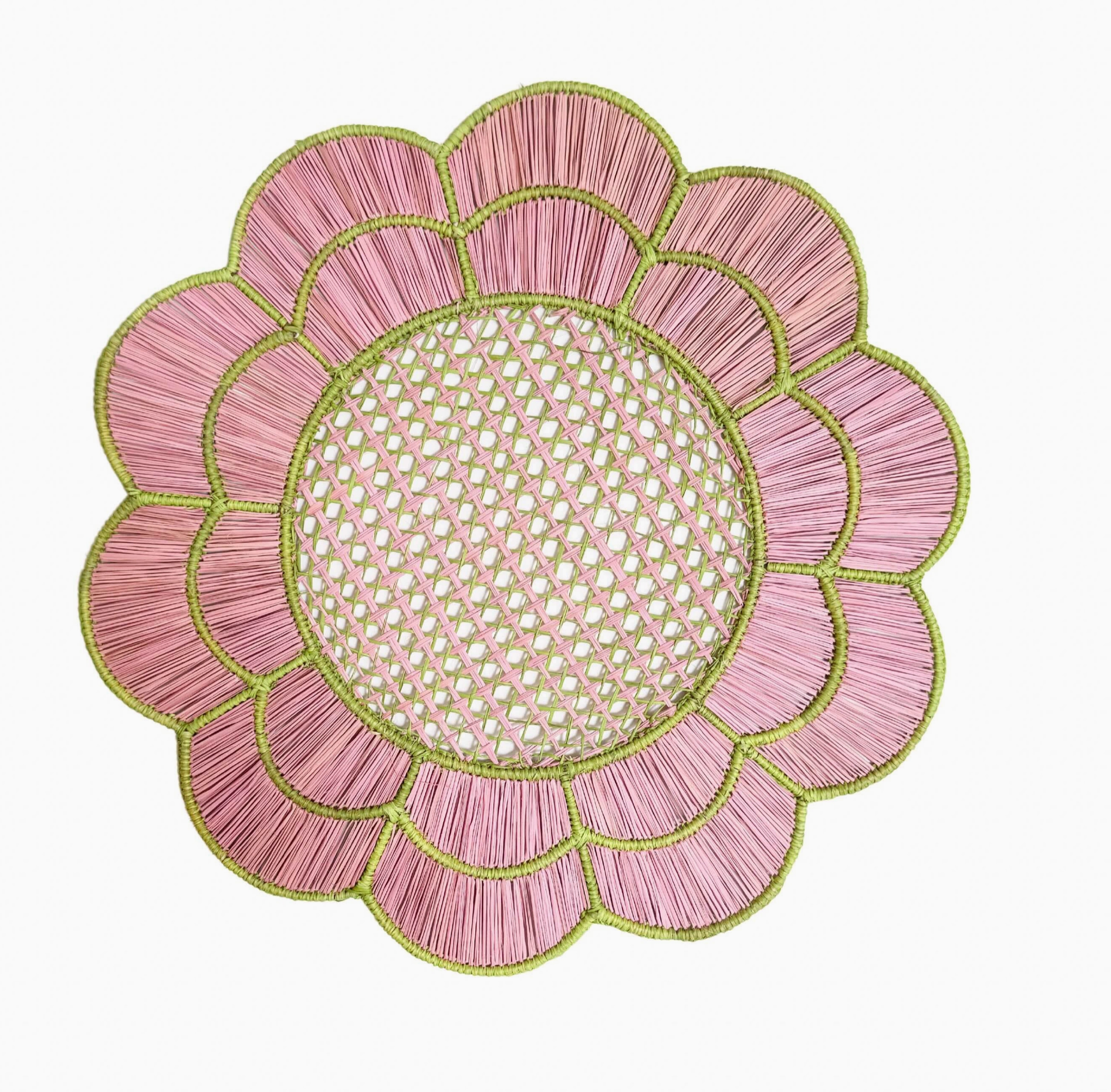 Pink Scallop Placemats